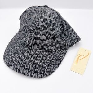 Collection 18 Gray Herringbone Baseball Hat